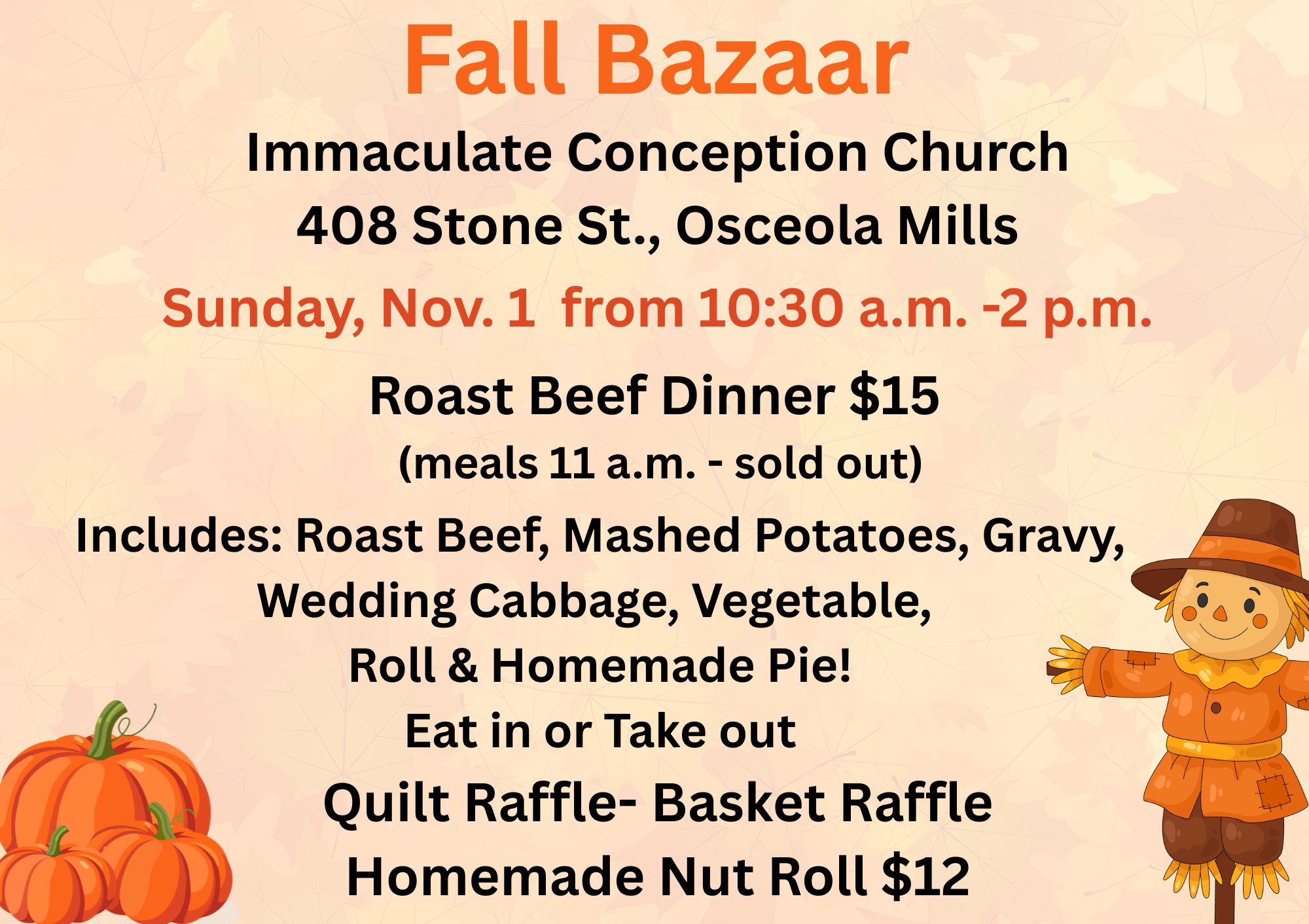 Fall Bazaar
